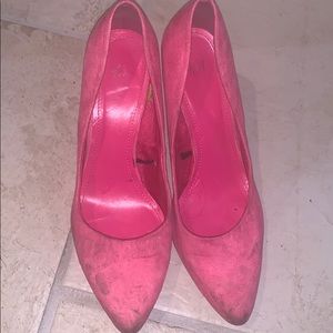 Pink heels size 8